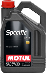 MOTUL SPECIFIC MB 229.52 5w30 5л. синтетика, для двиг. Mercedes BlueTEC, масло моторное